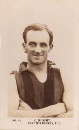 1923 Magpie Portraits of Our Leading Footballers #91 George Murphy Front